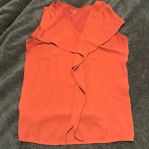 Burnt orange flowy tank